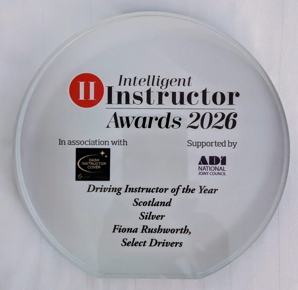 2026 Silver Award Winner of the Intelligent Instructor of the Year Awards, Scotland.